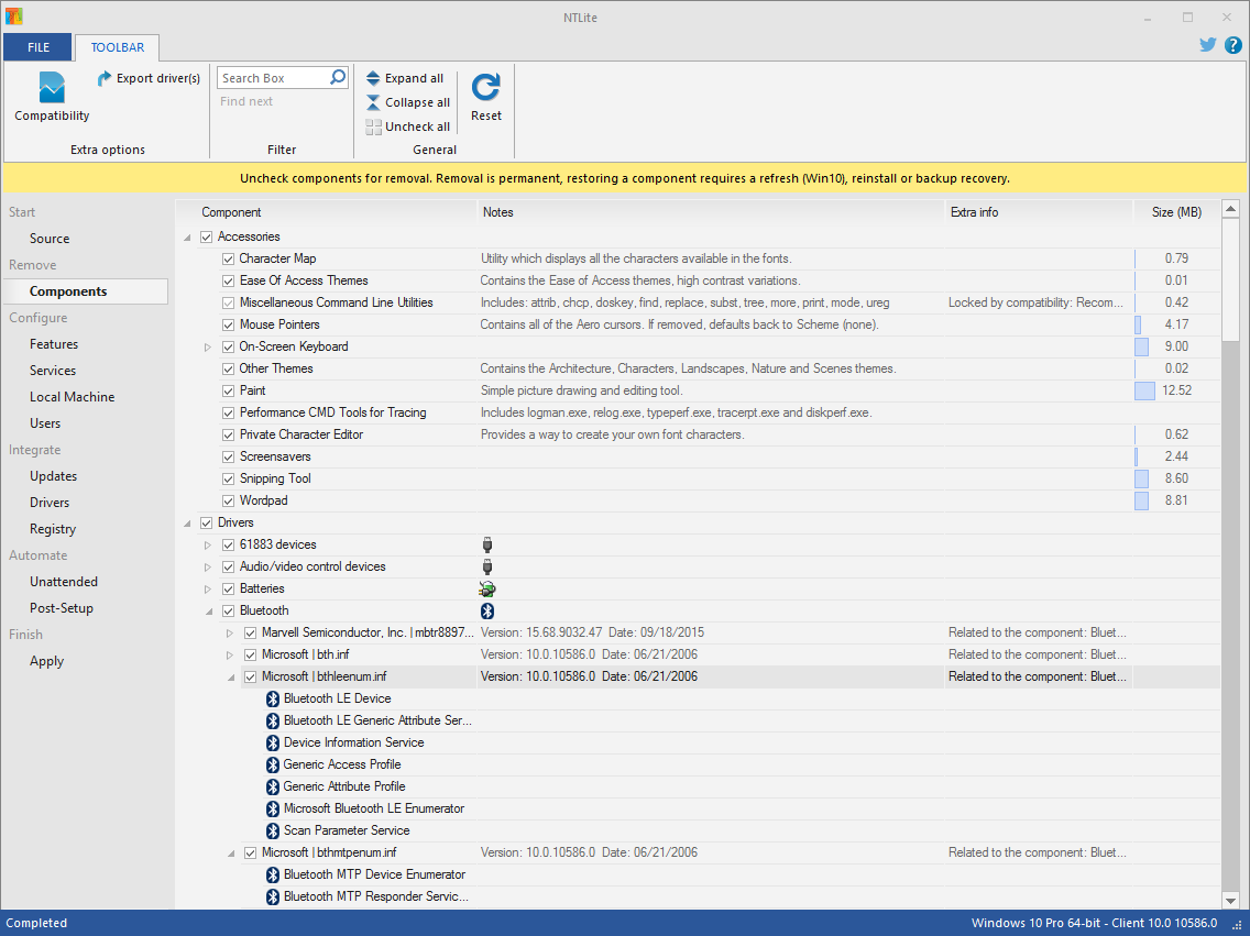 NTLite Enterprise v1.8.0.6790 (x86/x64) Screen_components